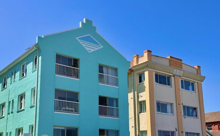 Art deco buildings in Bondi